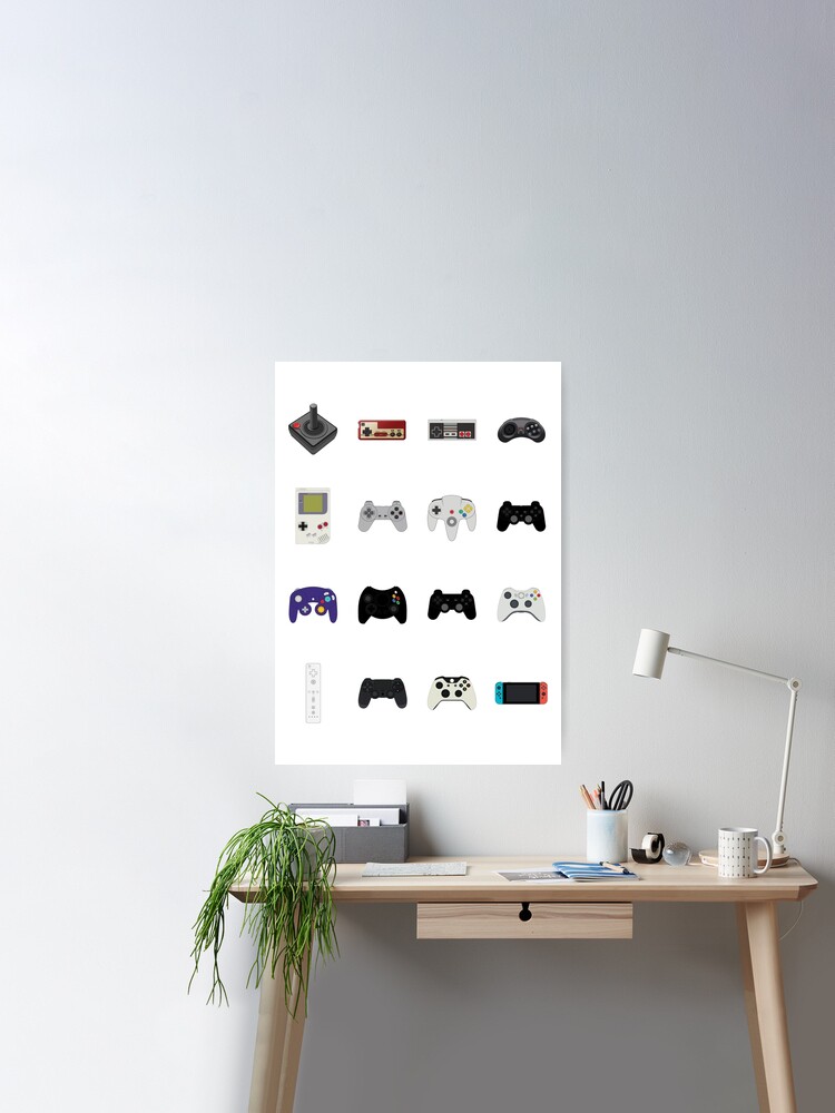  Wunderkammer Studio - Evolution of Video Games Poster