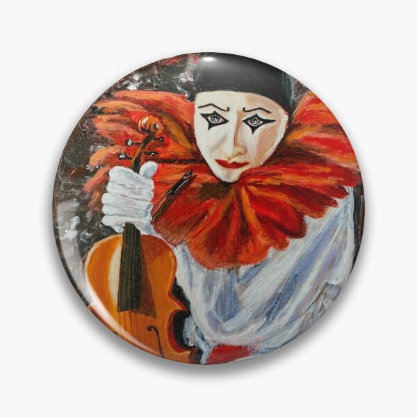 Item preview, Mime with violin in clothing and household accessories designed and sold by Bach-art.