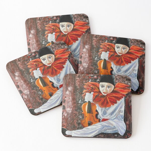 Item preview, Mime with violin in clothing and household accessories designed and sold by Bach-art.