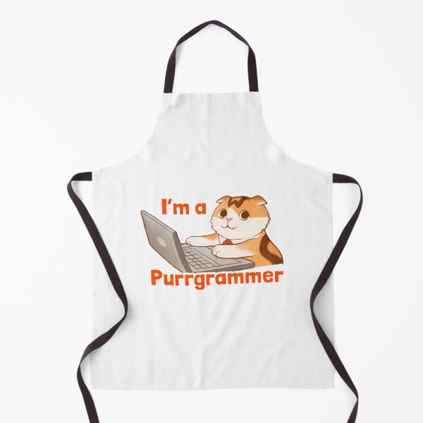 Item preview, Purrgrammer Coding Cat Waffles Coder Software Engineer designed and sold by WafflesCat.