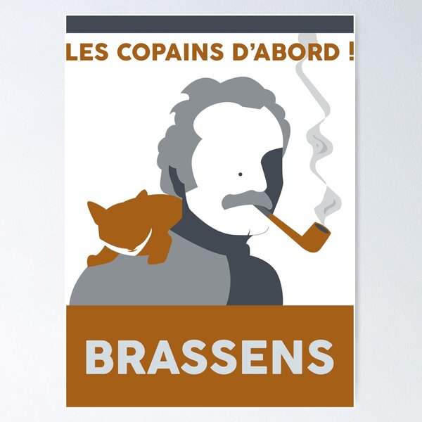 Artikel-Vorschau von Brassens Les Copains zuerst!, designt und verkauft von YM-shop.