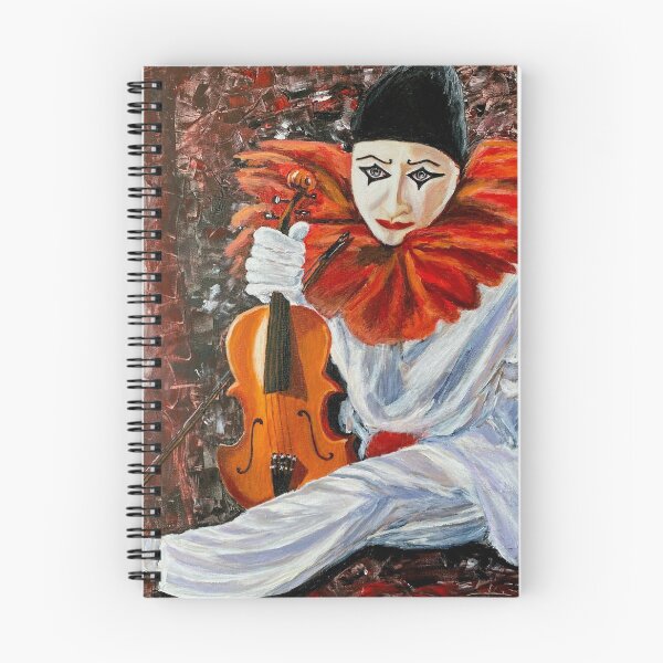 Item preview, Mime with violin in clothing and household accessories designed and sold by Bach-art.