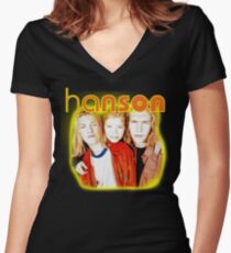 HANSON Women's Fitted V-Neck T-Shirt
