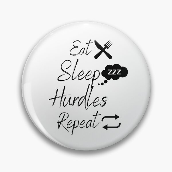 Item preview, Eat Sleep Hurdles Repeat designed and sold by Miaberzo.