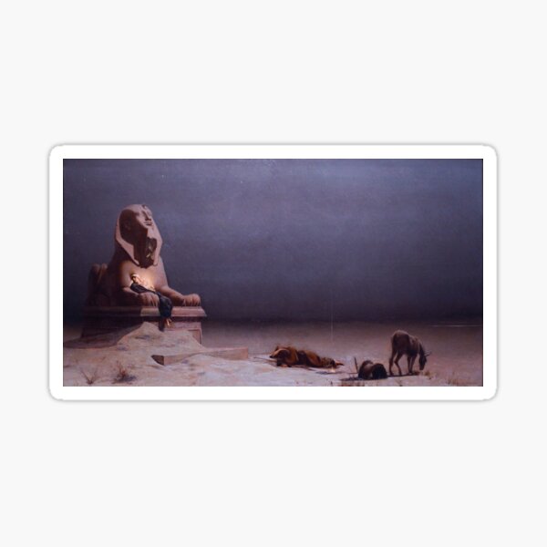 Rest on the Flight into Egypt - Luc-Oliver Merson Sticker