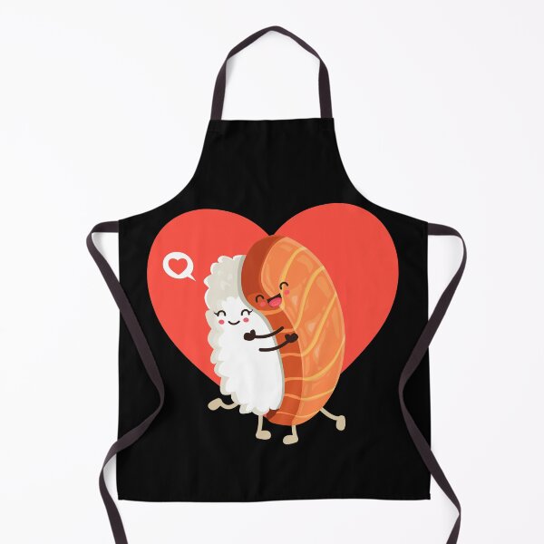 Item preview, Cute Sushi Lover Graphic Rice and Salmon Hugging Japanese Sushi Sushi Lover Gift designed and sold by enjoytheshirt.