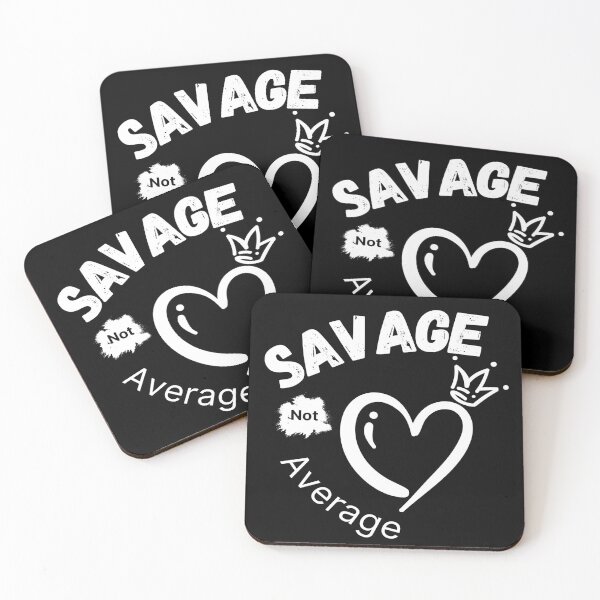 Item preview, Savage Not Average Women Empowerment with Heart and Crown designed and sold by apathecary.