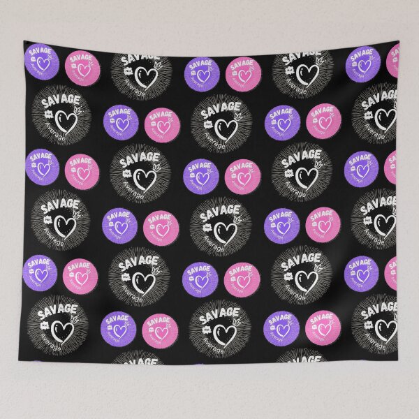 Item preview, Savage Not Average Women Empowerment with Heart and Crown designed and sold by apathecary.