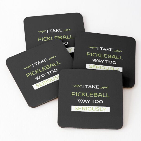 Item preview, I Take Pickleball Way Too Seriously designed and sold by NSTeeDesign.