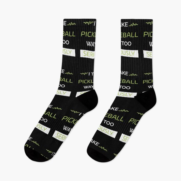 Item preview, I Take Pickleball Way Too Seriously designed and sold by NSTeeDesign.