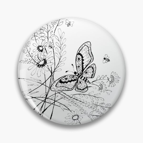 Item preview, Butterfly corner designed and sold by Linda Bassett.