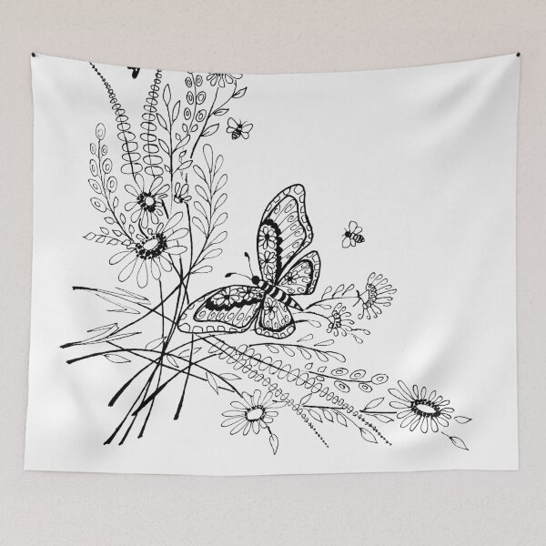 Item preview, Butterfly corner designed and sold by Linda Bassett.