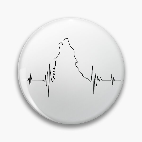 Item preview, Wolf Heart Beat ,Wolf Lover Gift designed and sold by Zaki-Aggab.