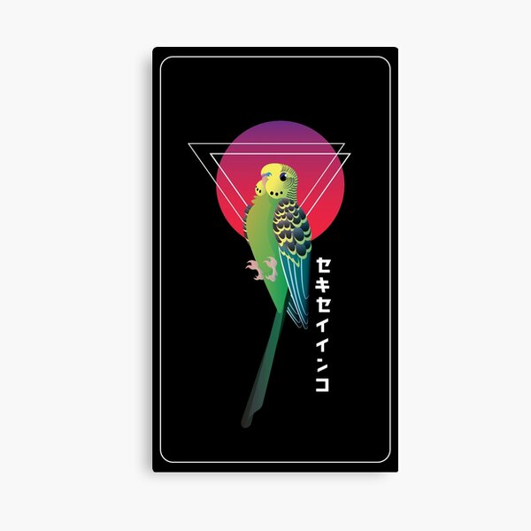 Aperçu de l'œuvre Green Budgie créée et vendue par Featherhat.