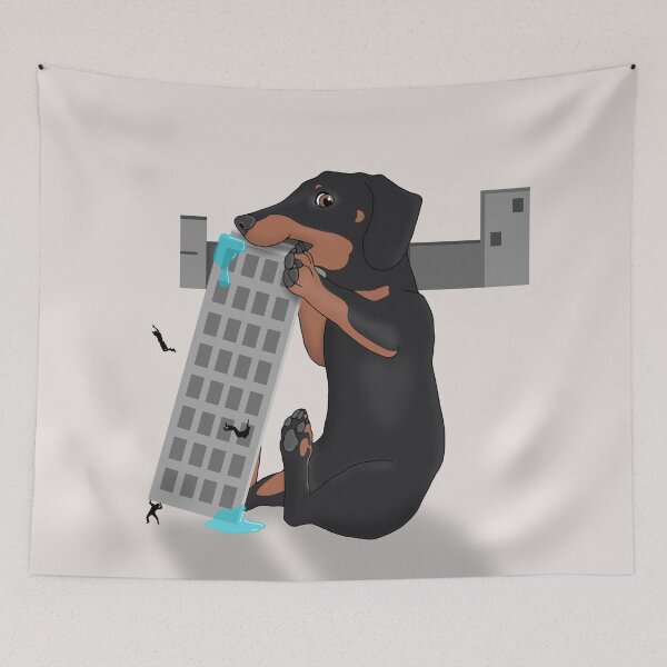 Item preview, Attack of the Enormous Dachshund!!! designed and sold by Pretty In Ink.