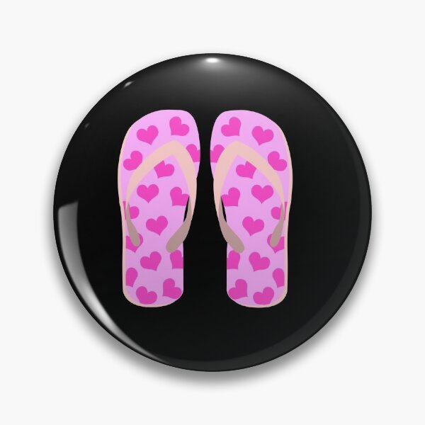 Item preview, Valentines Heart Flip Flops Thongs Slippers Jandals 14 Feb 2021 Valentines Day  designed and sold by KananiandKiki.