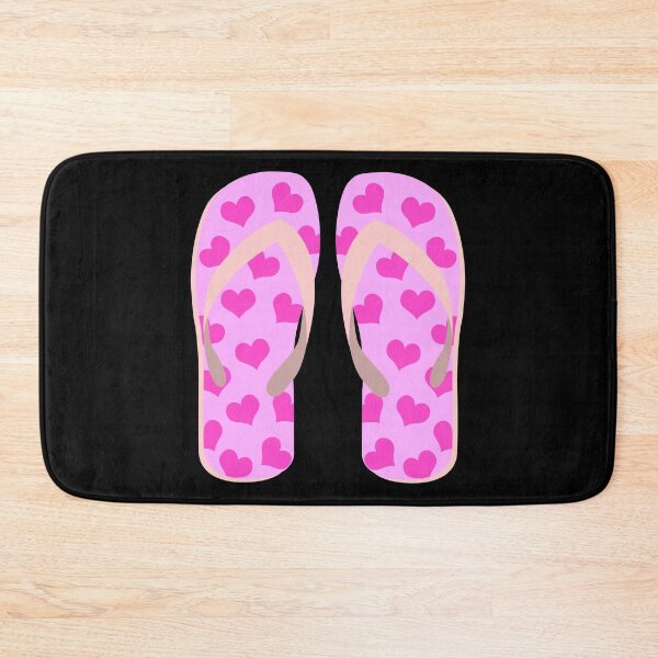 Item preview, Valentines Heart Flip Flops Thongs Slippers Jandals 14 Feb 2021 Valentines Day  designed and sold by KananiandKiki.