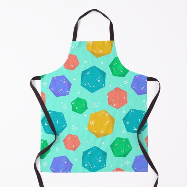 Item preview, D&D d20 Pattern - Cyan designed and sold by Jennie Mahoney.