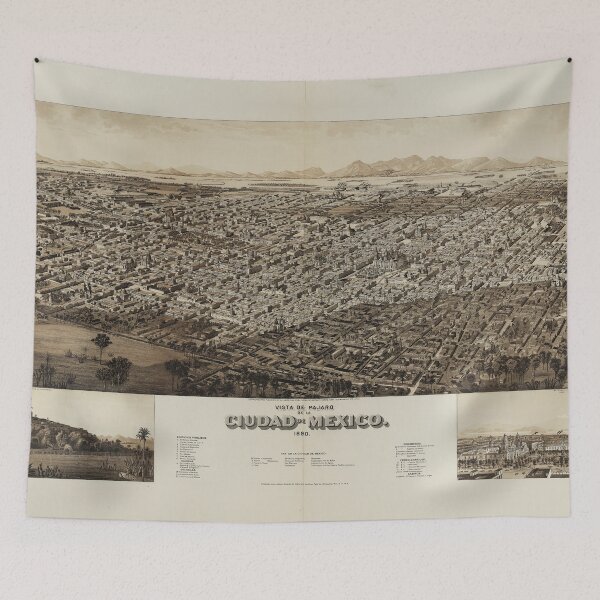 Item preview, Ciudad de México, México (1890) designed and sold by allhistory.