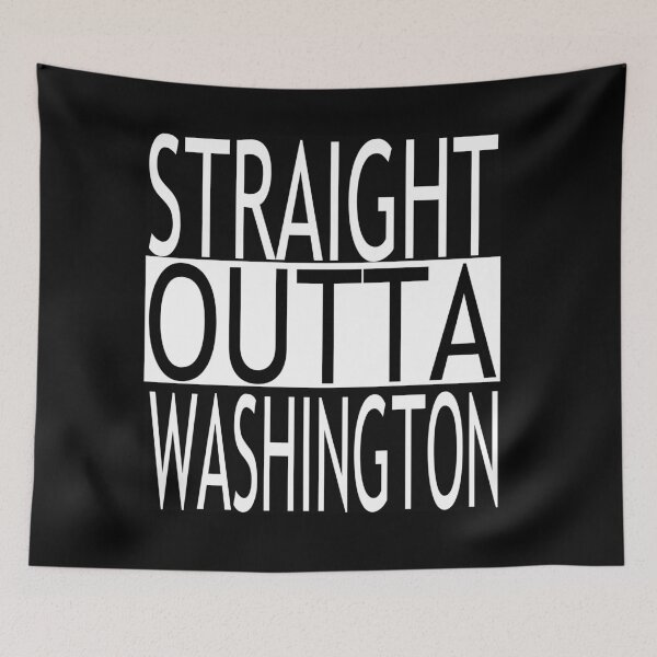 Item preview, Straight Out of Washignton designed and sold by porfysoundtrack.