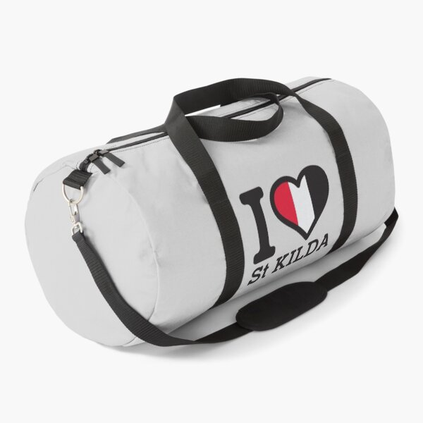 Artikelvorschau,  "Ich liebe St. Kilda" AFL & AFLW inspirierte Kleidung, Waren, T-Shirts, Leggings, Rock, Maske, Schürze, Öko-Tasche entworfen und verkauft von Ink Inc.