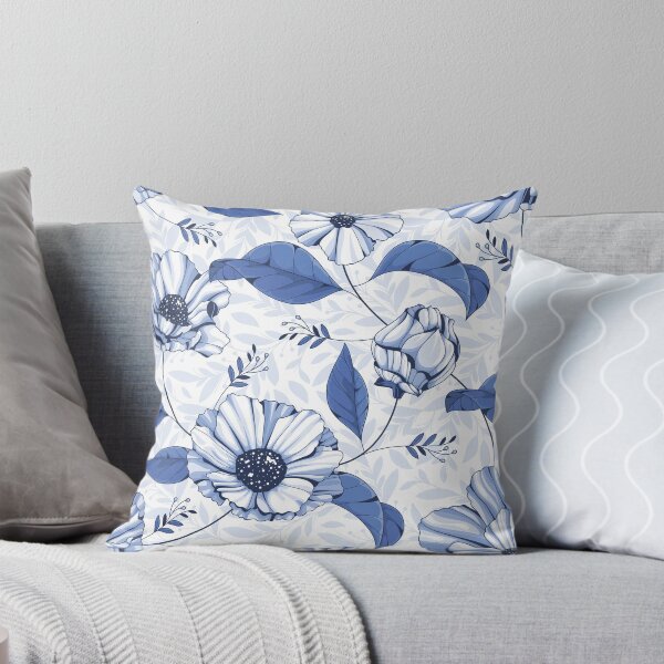 Item preview, Blue Flower Blossoms designed and sold by kimberpix.