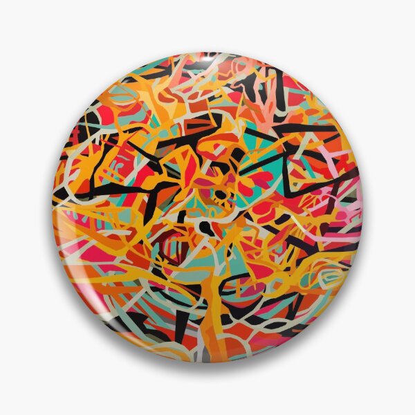 Item preview, My Orange Abstract Tree by billie colley designed and sold by Billie Colley.