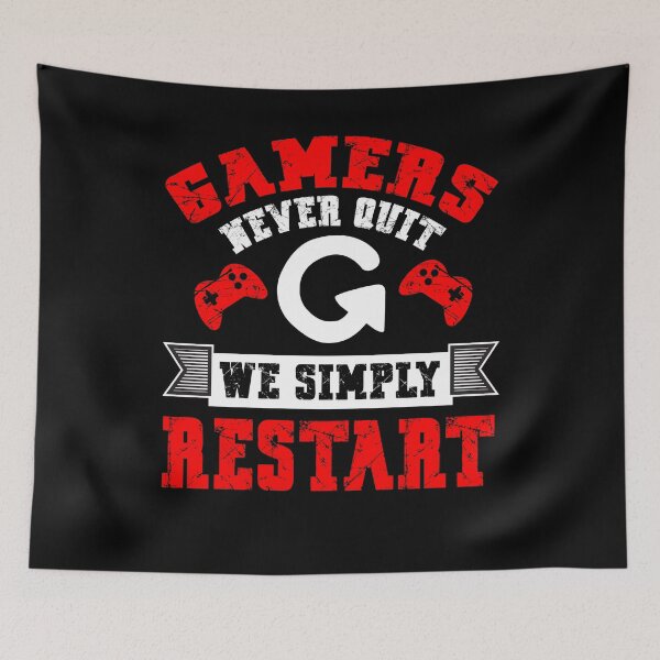 Artikelvorschau, Zocken auf Konsole Gamers Never Quit Gaming entworfen und verkauft von besTmanuFacture.