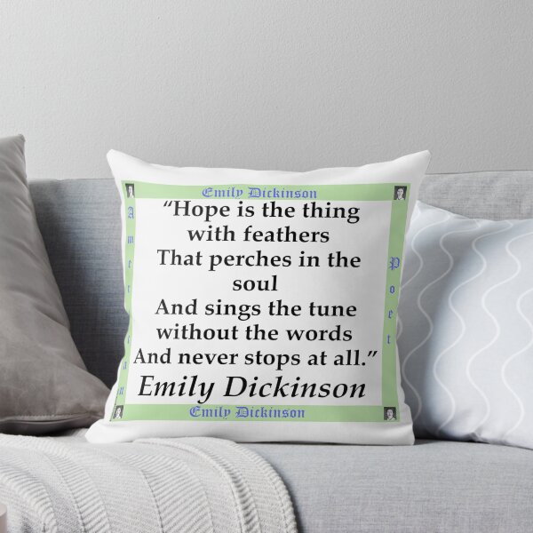 Item preview, Hope Is The Thing With Feathers - Dickinson designed and sold by CrankyOldDude.