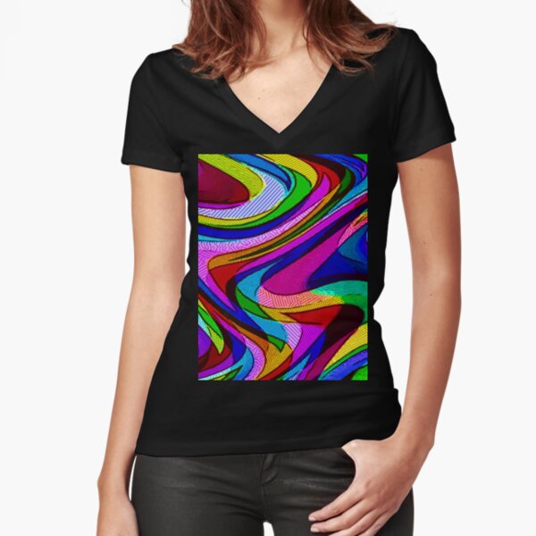 Fitted V-Neck T-Shirt