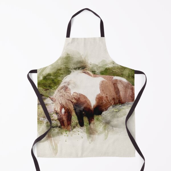 Item preview, Wild Welsh Mountain Pony Watercolour designed and sold by PowderLanePress.