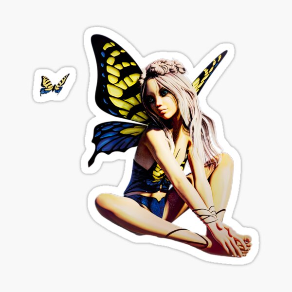 butterfly fairy Sticker