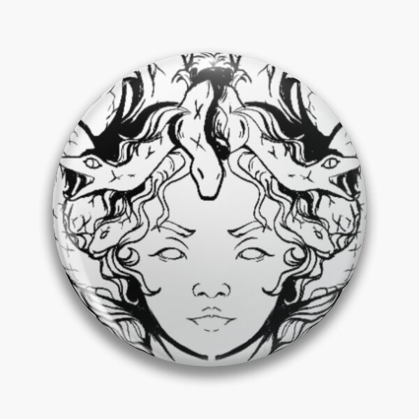Item preview, medusa sketch designed and sold by Kelsey Poole.