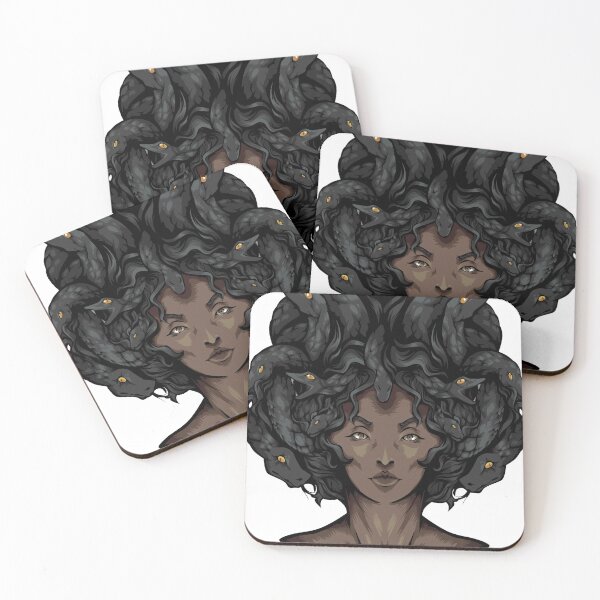 Item preview, melanin medusa (BHM) designed and sold by Kelsey Poole.
