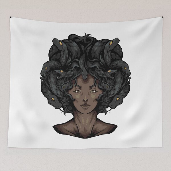 Item preview, melanin medusa (BHM) designed and sold by Kelsey Poole.