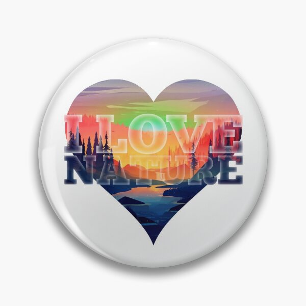 Item preview, I love Nature, the outdoors, mountain sunsets, and hiking trails  designed and sold by kieljo.