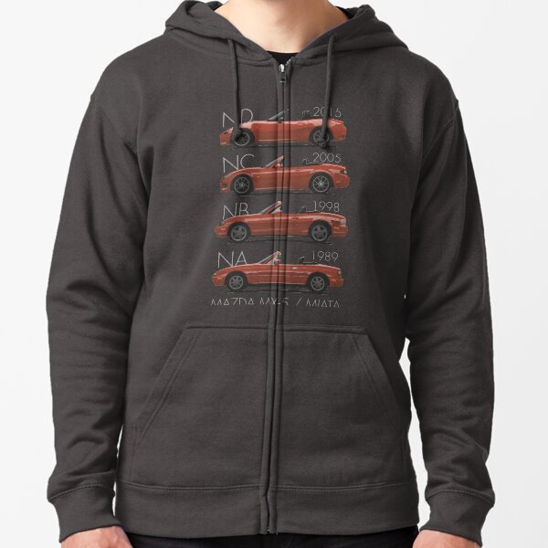 Mazda MX-5 evolution Zipped Hoodie
