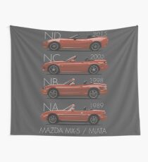 Mazda MX-5 evolution Wall Tapestry