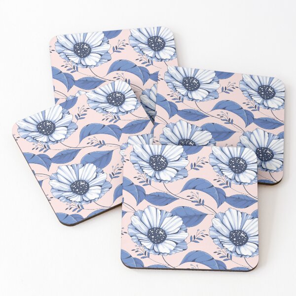 Item preview, Blue Poppy Leafs designed and sold by kimberpix.