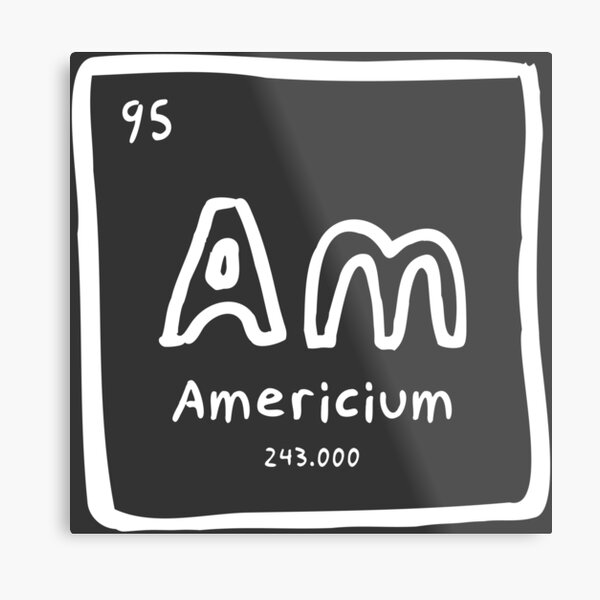Aperçu de l'œuvre Element 95: Americium créée et vendue par mjlemay.