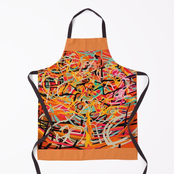 Item preview, My Orange Abstract Tree by billie colley designed and sold by Billie Colley.