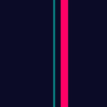 Artwork thumbnail, navy with magenta line by hamtz