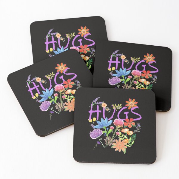 Item preview, Hugs Colorful Flower Design  designed and sold by EarthArtDesigns.