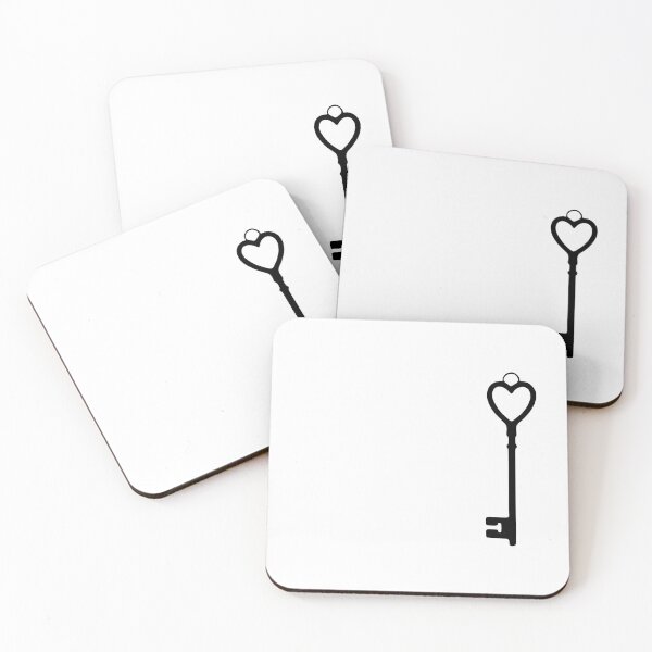 Item preview, Key To My Heart Valentines Day Black Ink designed and sold by KananiandKiki.