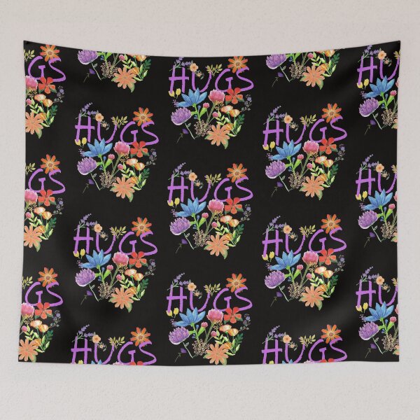 Item preview, Hugs Colorful Flower Design  designed and sold by EarthArtDesigns.