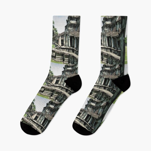 Item preview, Angkor Wat (Cambodia) Main Temple Complex Sweeping Side View designed and sold by BeatPoet.