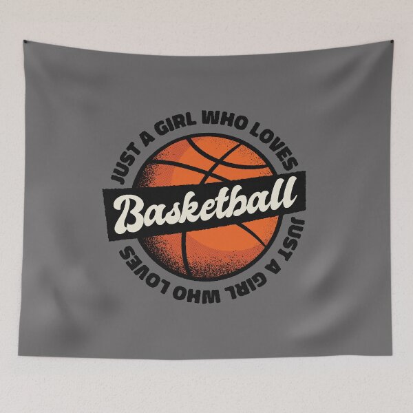 Item preview, Just a girl who loves basketball designed and sold by girlsgetgadgets.