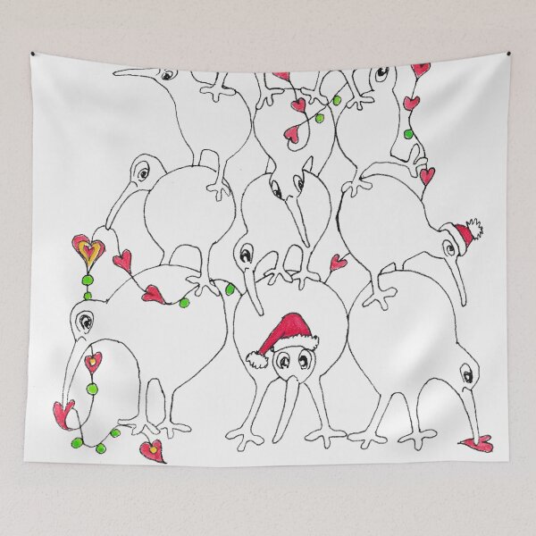 Item preview, Kiwi Heart Tree 2 designed and sold by Linda Bassett.