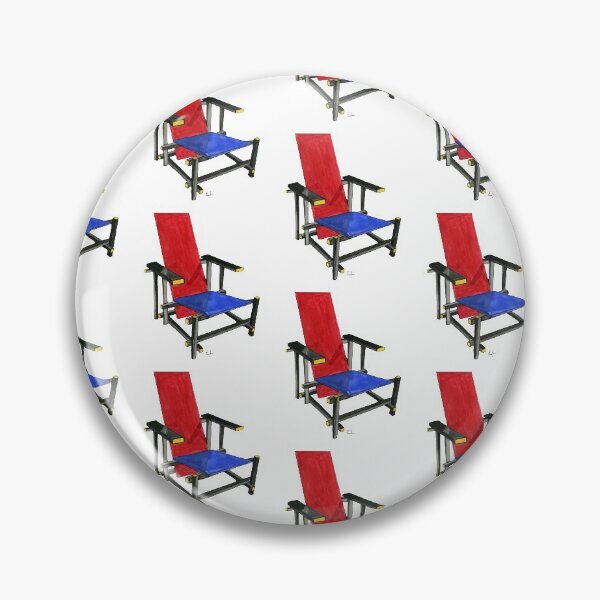 Item preview, The Red And Blue Chair - Watercolor Painting designed and sold by Eugenia Alvarez.
