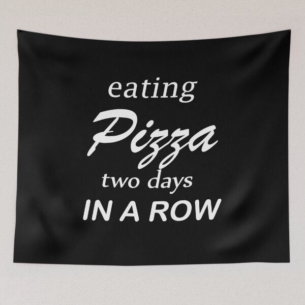 Item preview, eating pizza two days in a row designed and sold by lahcen0102.